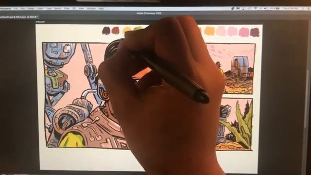 Digital Coloring - Comic and Illustration Drawing Session (Long / No Narration) смотреть онлайн