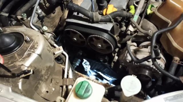 Снимаю масло насос Чери Фора А 21