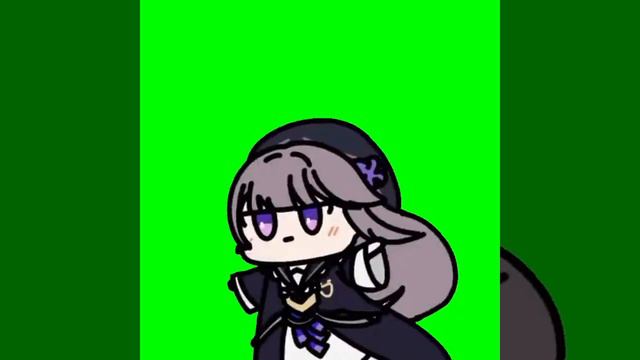 Kuru Kuru, but it's green screen [Herta - Honkai Star Rail] смотреть онлайн