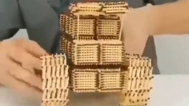 Поделки из спичек смотреть онлайн