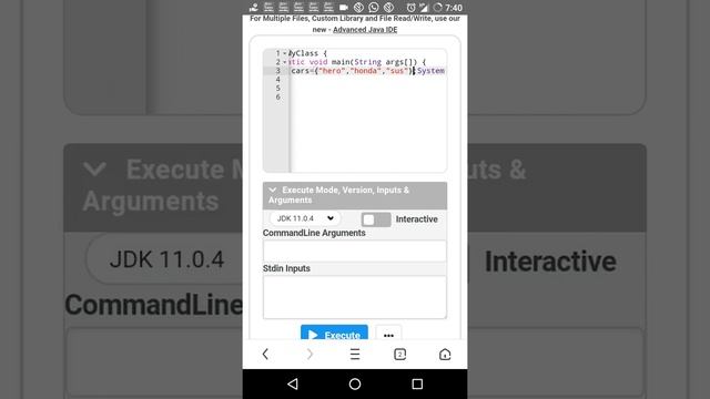 how to using array in java program run in mobile |Tamil смотреть онлайн