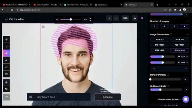 Leonardo AI Beginner Tutorial | Change Your Appearance in just One Click ?| Leonardo AI Canvas смотреть онлайн