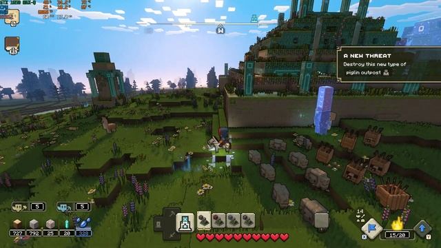 Minecraft Legends on GTX 1650 MAX Q 4GB смотреть онлайн