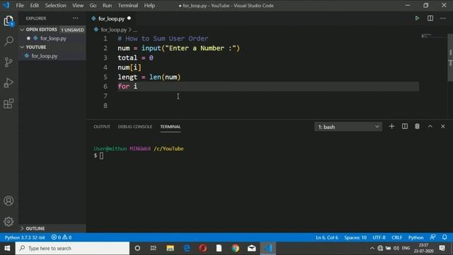 For Loops In Python Programming (Hindi) || For Loop Examples смотреть онлайн