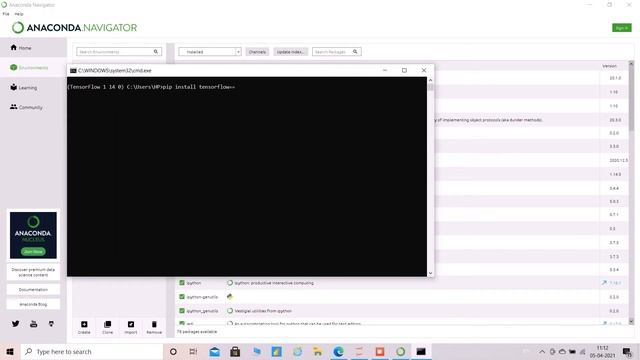 How to install TensorFLow Version 1.14.0 in jupyter Notebook || Deep Learning смотреть онлайн