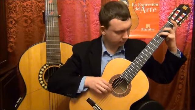 Видео обзор классической гитары Alhambra 4P Guitar Review