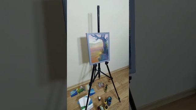 рисование картины в технике масляной живописи но на подмалевке выполненном темперой или акрилом смотреть онлайн