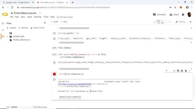 Python Basics File Handling 05 смотреть онлайн