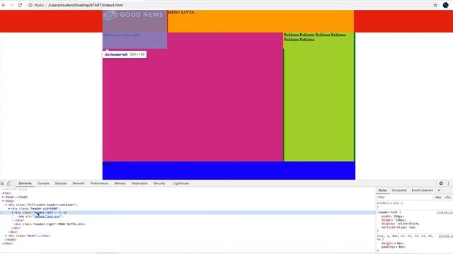 CSS, верстка html страницы, Урок 2 смотреть онлайн