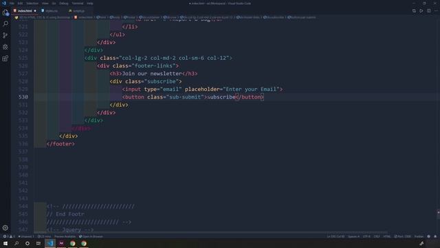XD to HTML, CSS & JS using Bootstrap 10 (Footer) смотреть онлайн