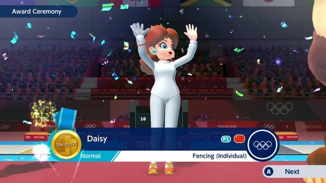 Mario & Sonic At The Olympic Games Tokyo 2020 Event Fencing Peach & Daisy смотреть онлайн