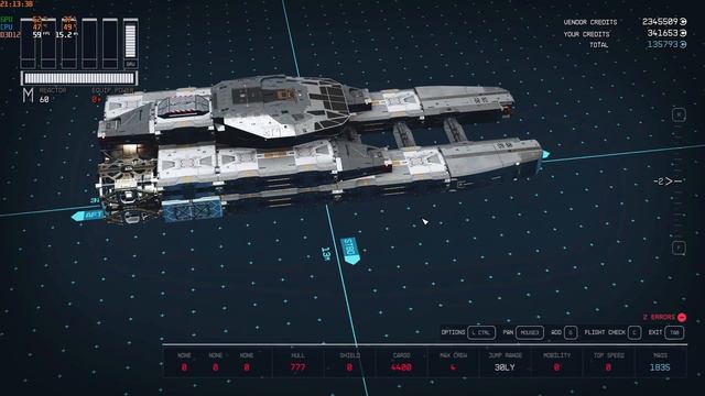 [Modded] Starfield Ship Building Step By Step - THE MONA LISA