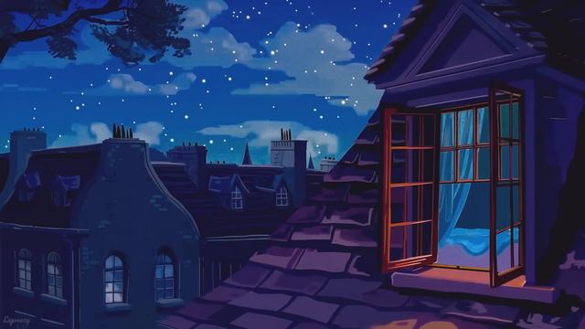 oldies playing in another room with the window opened (crickets, summer night) смотреть онлайн