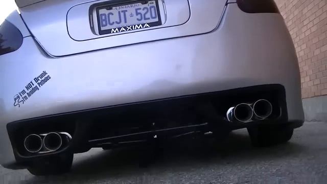 2004 Nissan Maxima with N1 Catback and 14816 Magnaflow Muffler смотреть онлайн