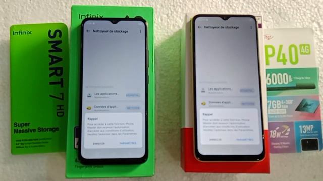 infinix Smart 7 HD vs itel p40 : speed test смотреть онлайн