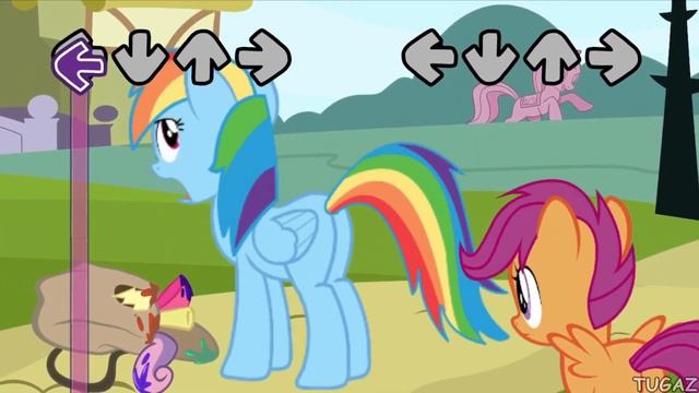 Sonic VS My Little Pony - Friday Night Funkin You Can't Run смотреть онлайн