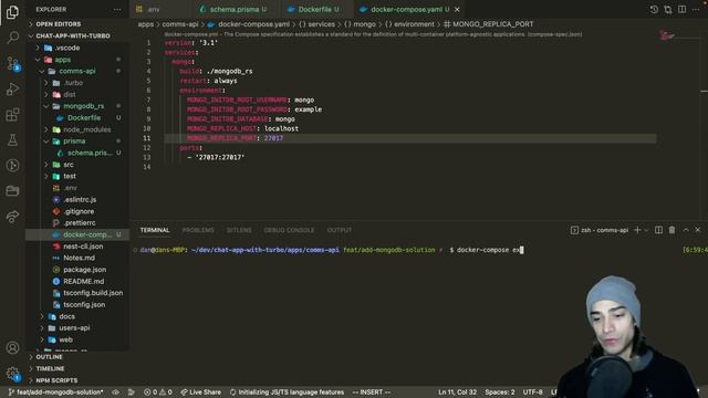 Using Prisma with MongoDB + Docker смотреть онлайн
