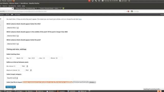 How to import, and autotag articles from a zip into a wordpress смотреть онлайн