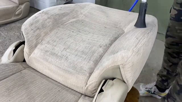 Очень грязная Toyota Premio, детейлинг химчистка салона с разбором. смотреть онлайн