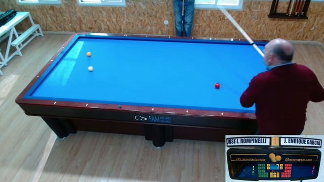 2024 03 22 ENRIQUE GARCIA vs JOSE LUIS ROMPINELLI - 3 BANDAS смотреть онлайн