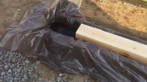 Как поднять брус 150 х 150 в одно лицо!