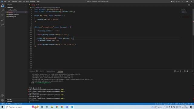 ? How to create say command in discord.js смотреть онлайн