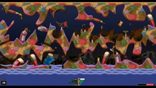 Worms Armageddon // Armag, WizarDX_576, IamSamStan, Vrai // Червячки по сети компанией смотреть онлайн