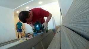 установка магнитного замка в межкомнатную дверь