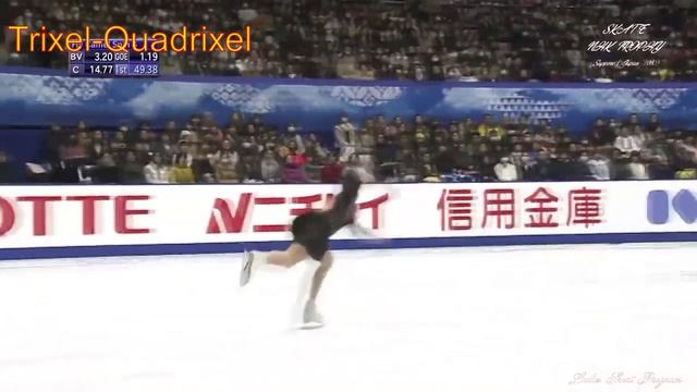 Элементы фигурного катания - Алена Косторная. Короткая программа. NHK 2019 смотреть онлайн
