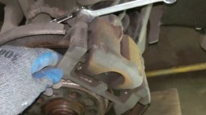 Электроручник и замена тормозных дисков и колодок Audi A4 B8 Allroad