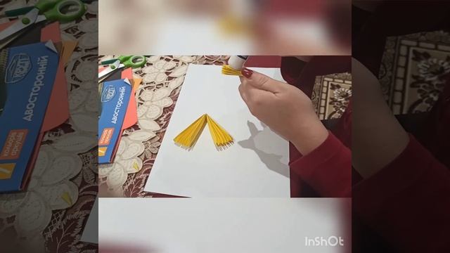 Квітка Соняшник з паперу смотреть онлайн