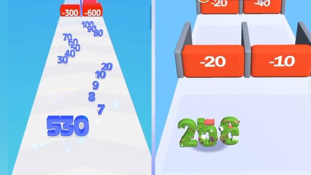 Max Level 99999 Number Master: Run and Merge vs Number Run 3D 2048 Numbers Gameplay Android, iOS смотреть онлайн