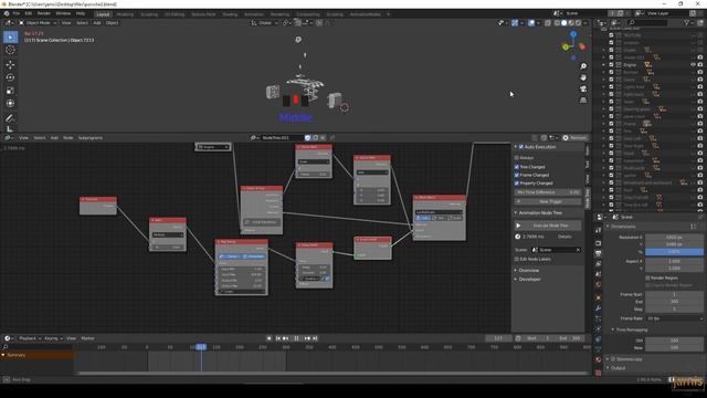 Blender 2.9A- Animating Building Bricks by Collection Info using Animation Nodes смотреть онлайн