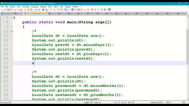 Java LocalDate class || Java Local System Date || java.time.LocalDate class || java.time pkg || #39 смотреть онлайн