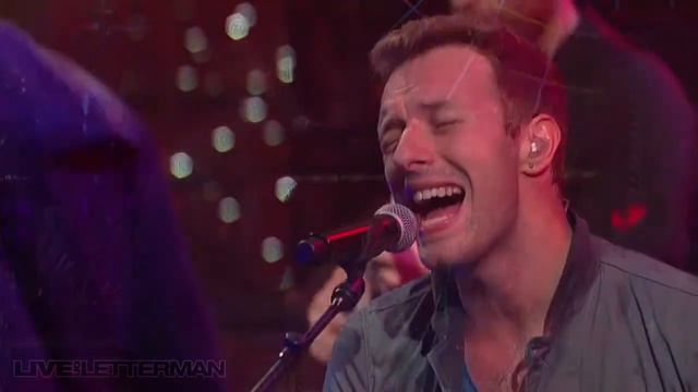 Coldplay - The Scientist (Live On Letterman)