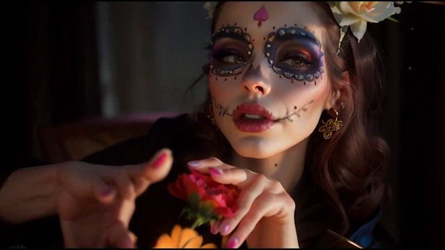 ControlNet+StableDiffusion+Sugar Skulls-Batch Stylized-Fast-Automatic1111 Colab 1080p 30fps смотреть онлайн