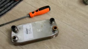 Vaillant Atmomax Pro как снять вторичный теплообменник ч2