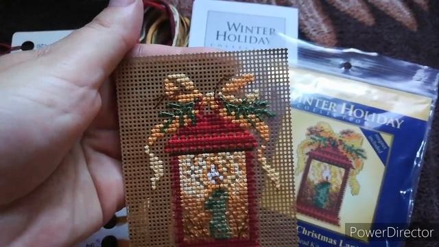 Очередной Mill Hill "Рождественский фонарь" Обзор набора, готовая работа, впечатления смотреть онлайн