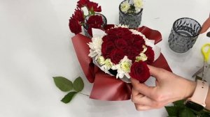 Как Собрать БУКЕТ из ЖИВЫХ ЦВЕТОВ, который будет стоять очень долго!