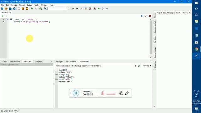 Learn Python for beginners | Episode 1 - Variables, Print Statement, Operations, and Data Types смотреть онлайн