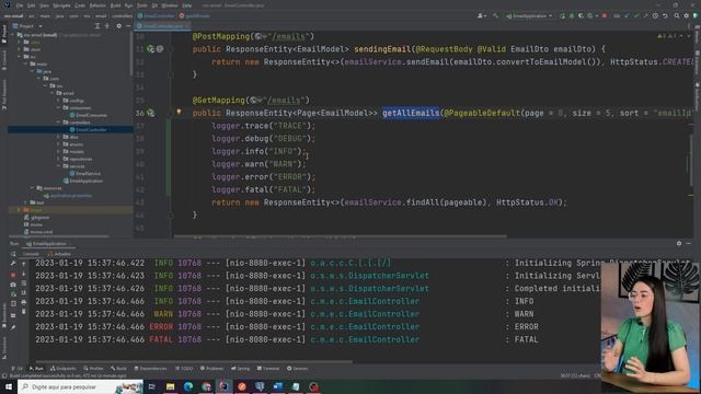 Spring Logging no Microservice de Email смотреть онлайн