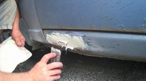 Как заделать дыры на порогах без сварки. БЫСТРО!!! ДЕШЕВО!!!! ( клад )