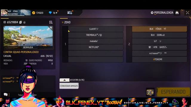 🔴FREE FIRE AO VIVO FENIX 🔴 4X4 COM INSCRITOS!!! 🔴SALA PREMIADA 🔴LIVE ON смотреть онлайн