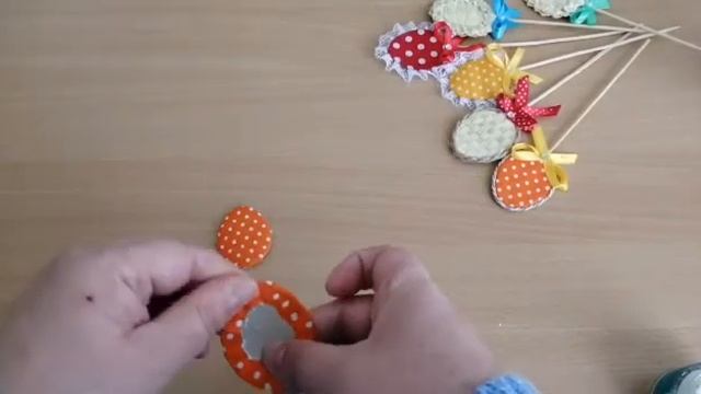 Пасхальные топперы своими руками! Мастер-класс от Нины Кенько. Районный Дом ремёсел. смотреть онлайн