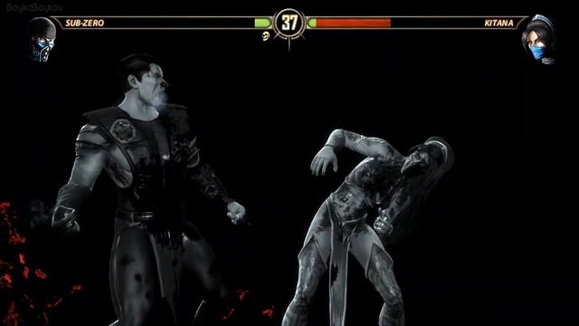 MK9 BLACK SUB-ZERO | Expert Ladder Gameplay Playtrough Mod Fatalities | 1080p 60Fps MAX смотреть онлайн