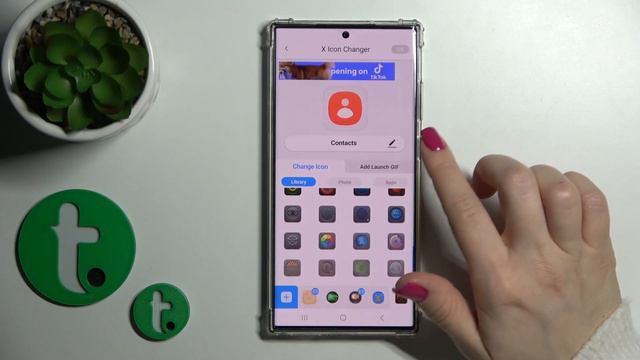 How To Change Icons Shape X Icon Changer On Samsung Galaxy S23 Ultra? #s23ultra