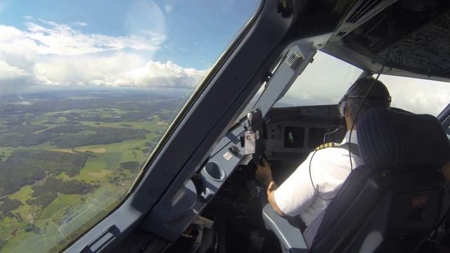 Stockholm Arlanda Approach And Landing