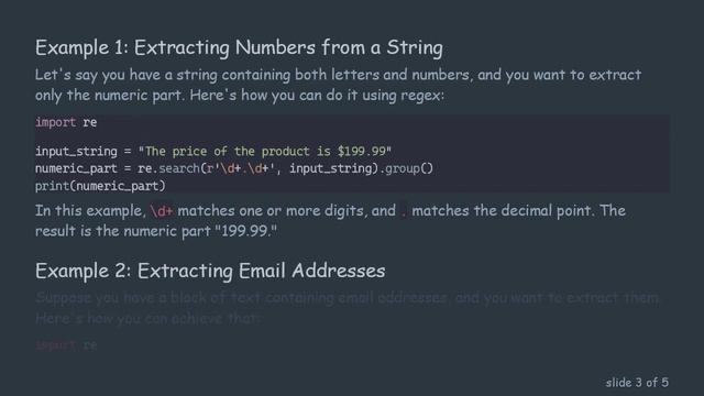 Extracting Substrings from Strings in Python Using Regex смотреть онлайн