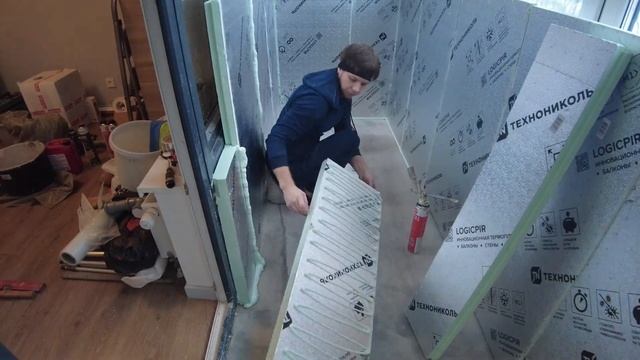 Теплый пол на балконе без каркаса! смотреть онлайн