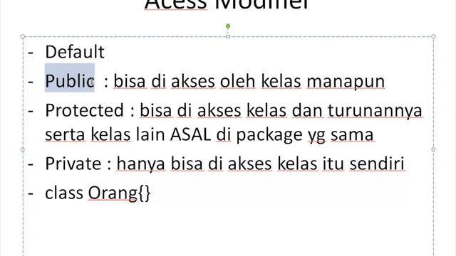 6 JAVA TUTORIAL - access modifier - [BAHASA INDONESIA] смотреть онлайн